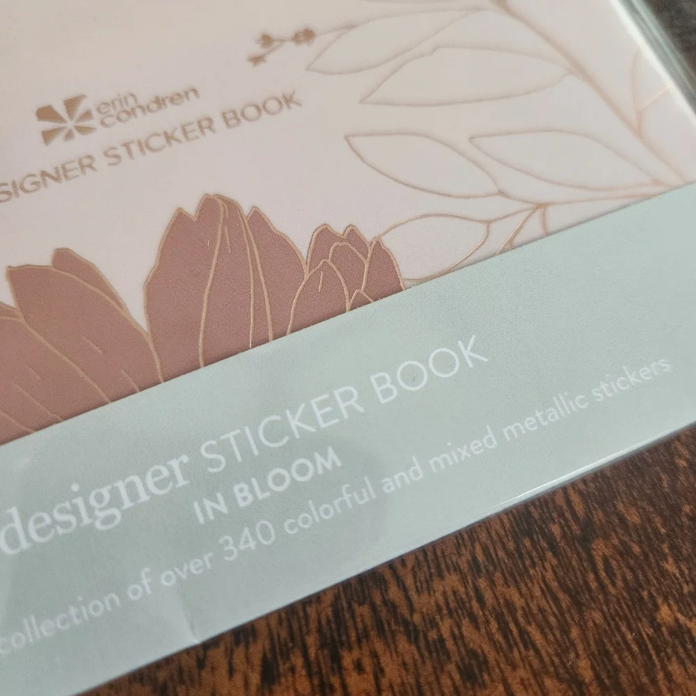 Erin Condren In Bloom Sticker Book - Picture 2 of 5